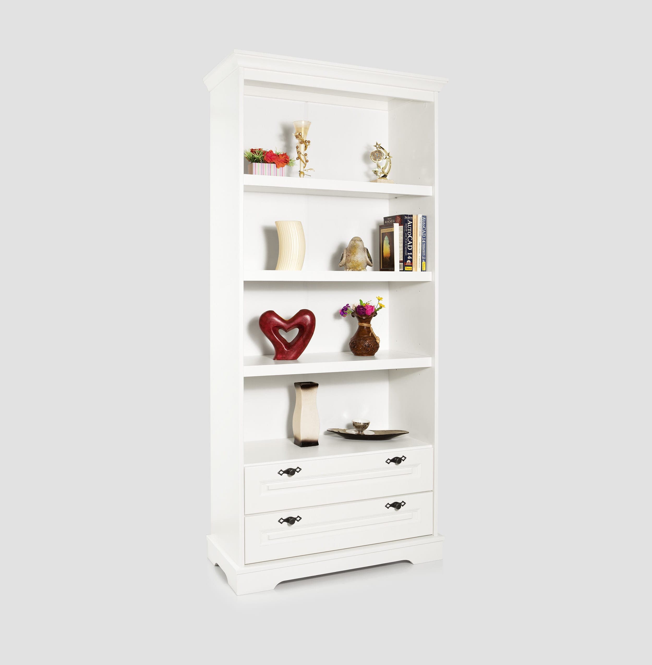 Regal „Linnea“ aus Massivholz, 90 x 42 x 198 cm