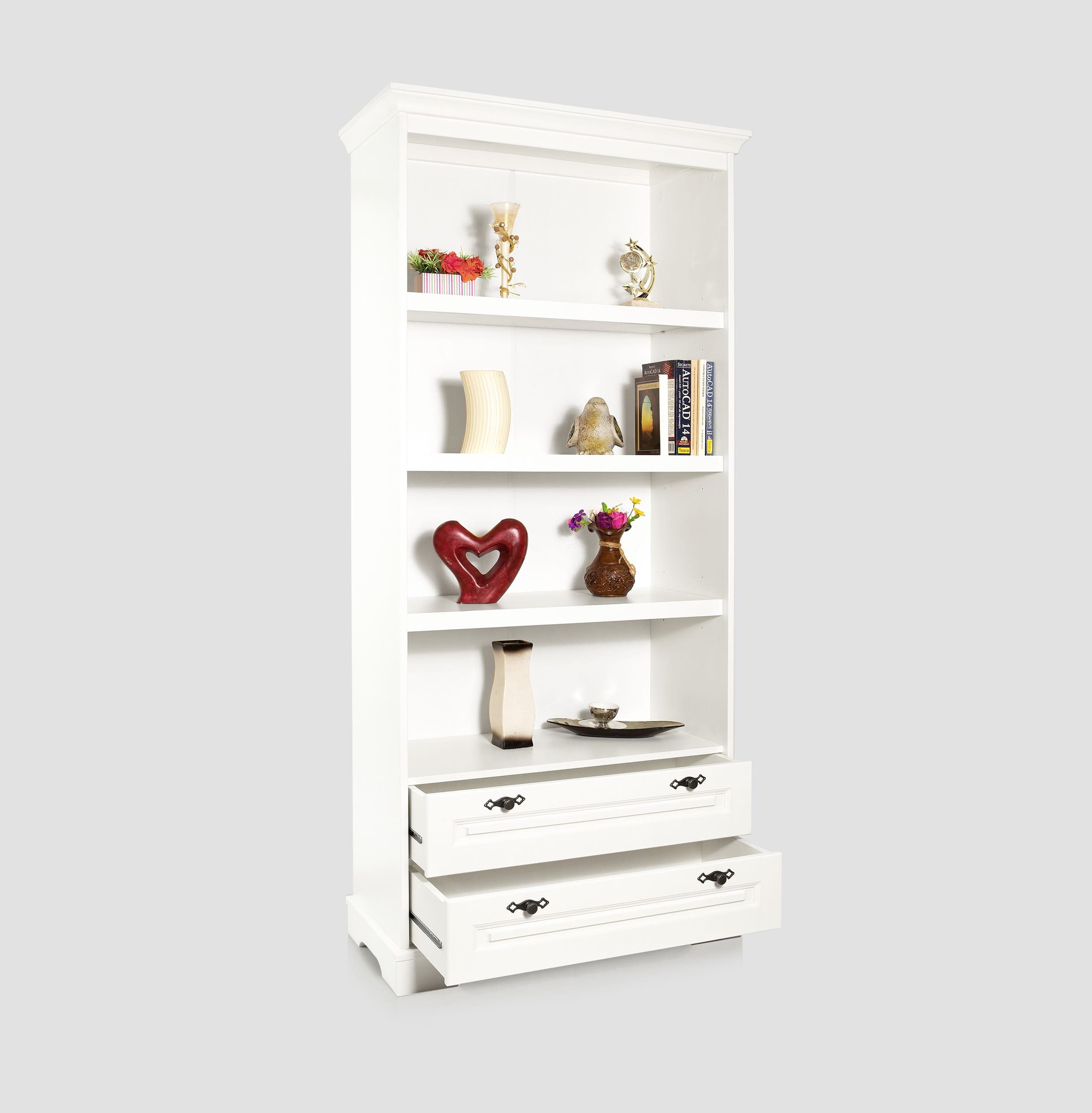 Regal „Linnea“ aus Massivholz, 90 x 42 x 198 cm