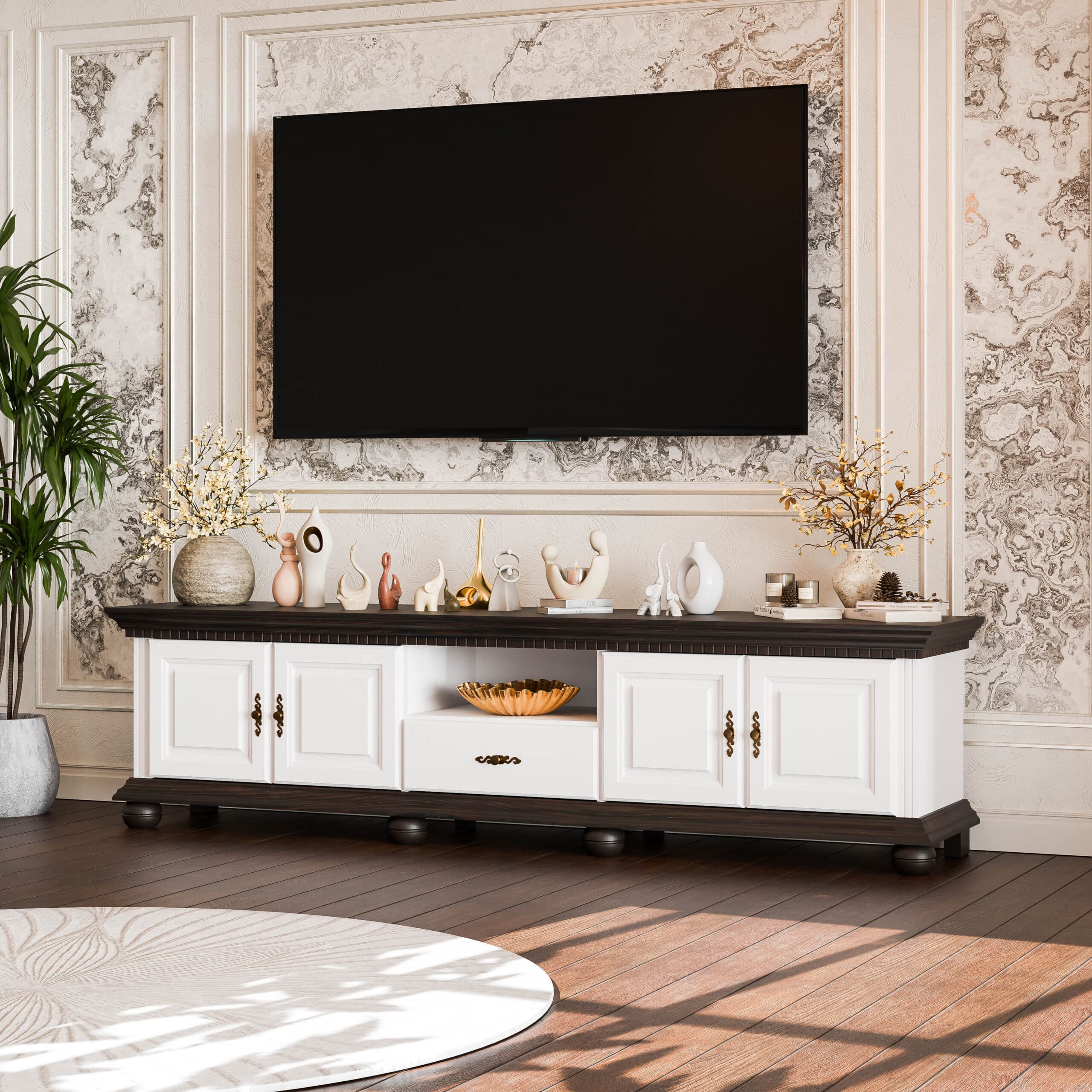 TV-Kommode Fjord 200 aus Massivholz fürs Wohnzimmer