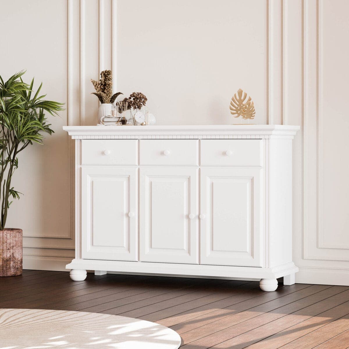 Sideboard „Fjord“ mit 3 Türen und 3 Schubladen