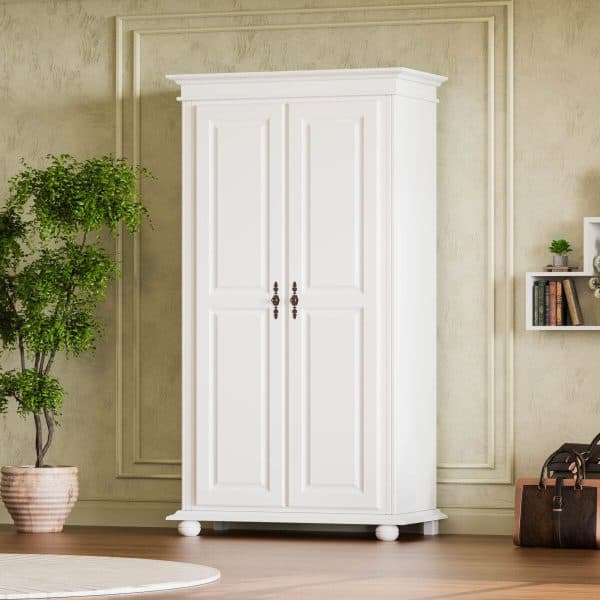 Massivholzschrank Nordby, 2-türig, 110 cm breit