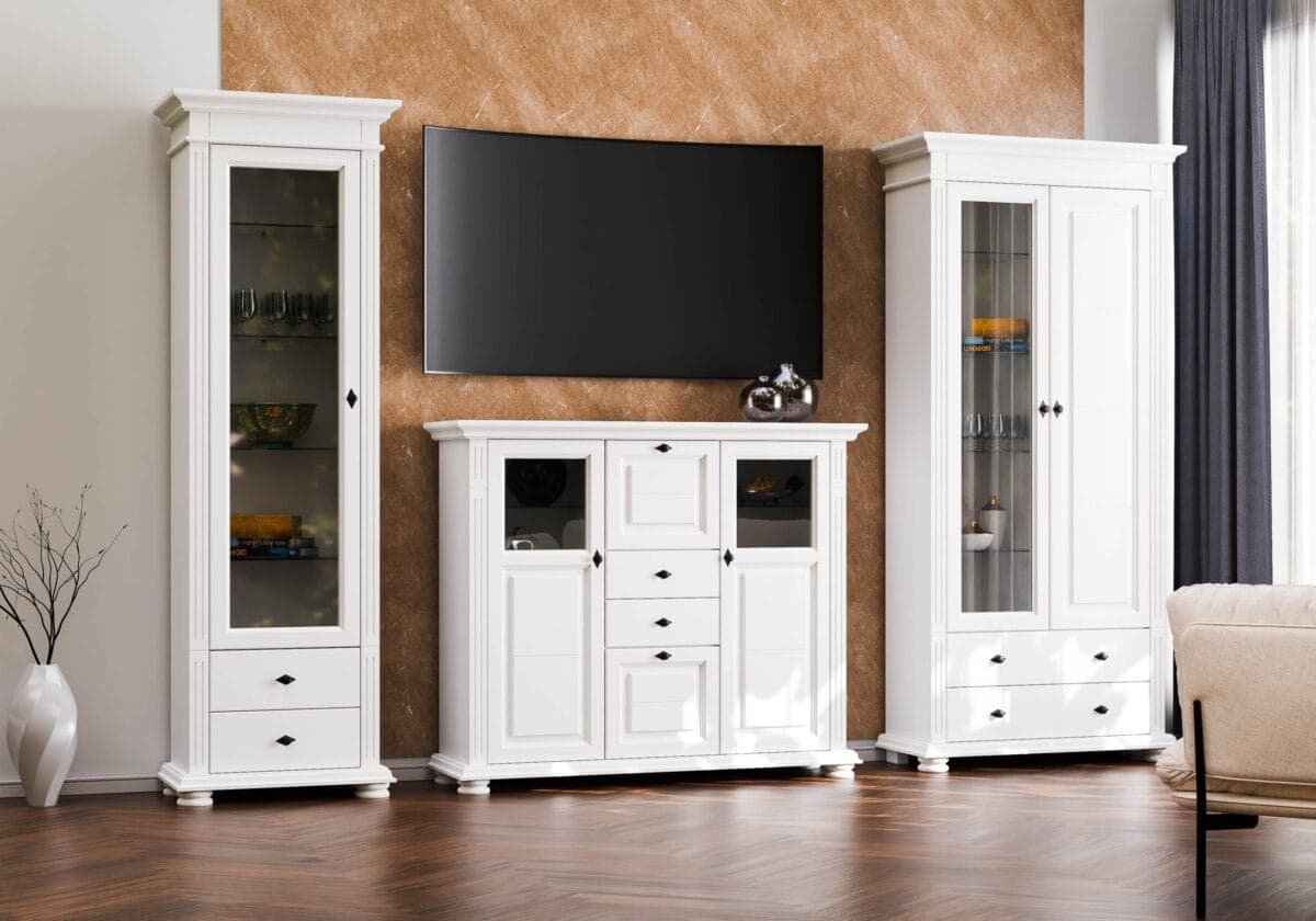 Wohnzimmer-Set „Skagen 10“ aus massivem Fichtenholz